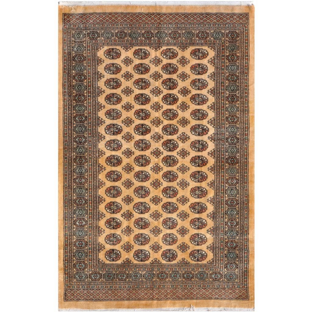 Handmade Bokhara Wool Rug (Pakistan) - 5' x 7'9
