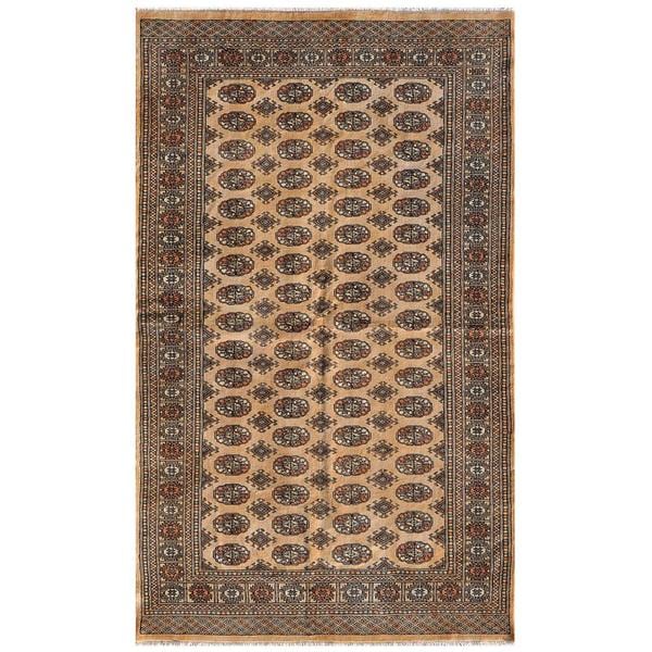Handmade One-of-a-Kind Bokhara Wool Rug (Pakistan) - 5'1 x 8'4