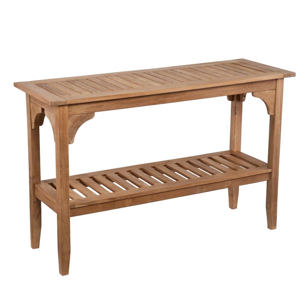Brookford Teak Outdoor Console Table