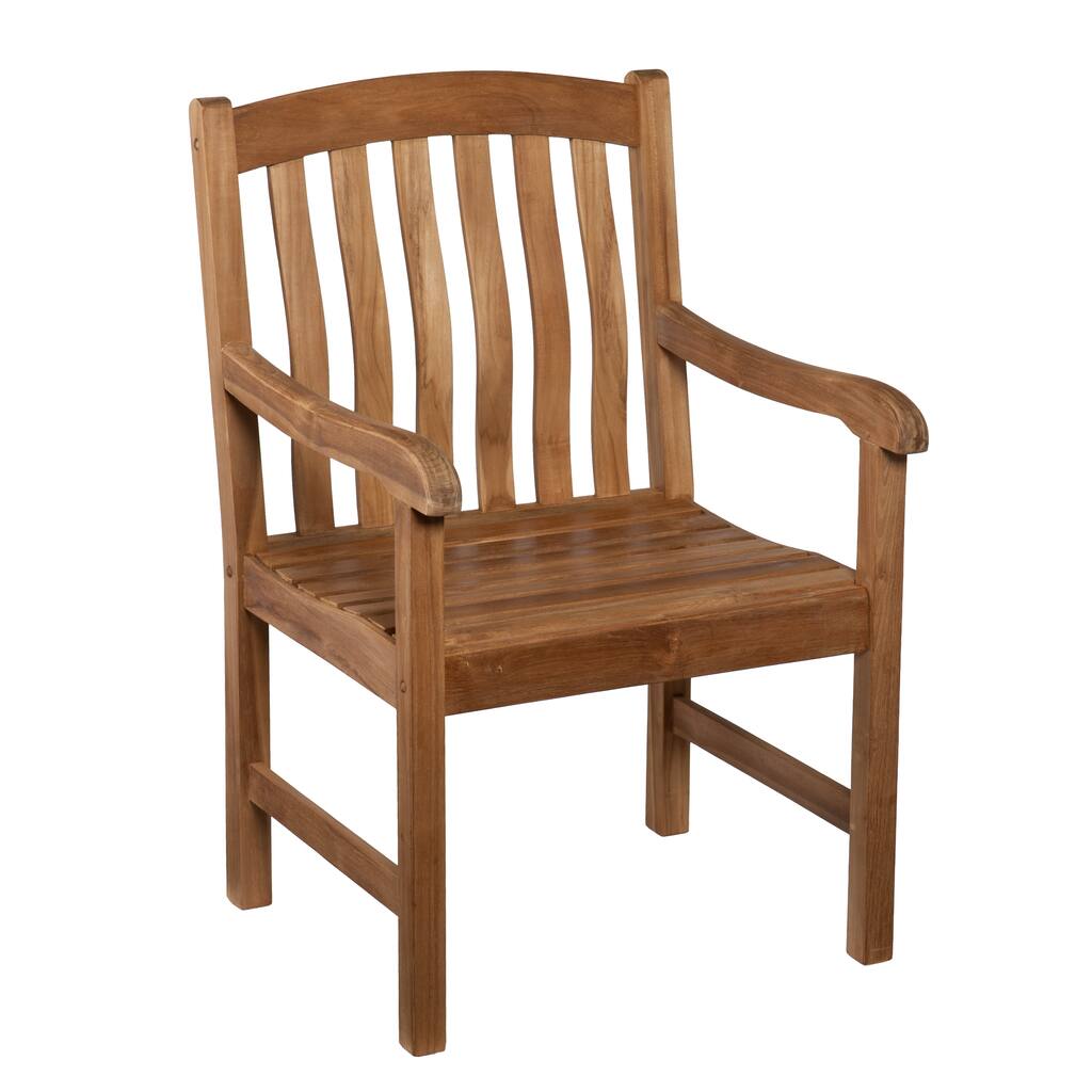 SEI Furniture Richvale Teak Outdoor Arm Chair