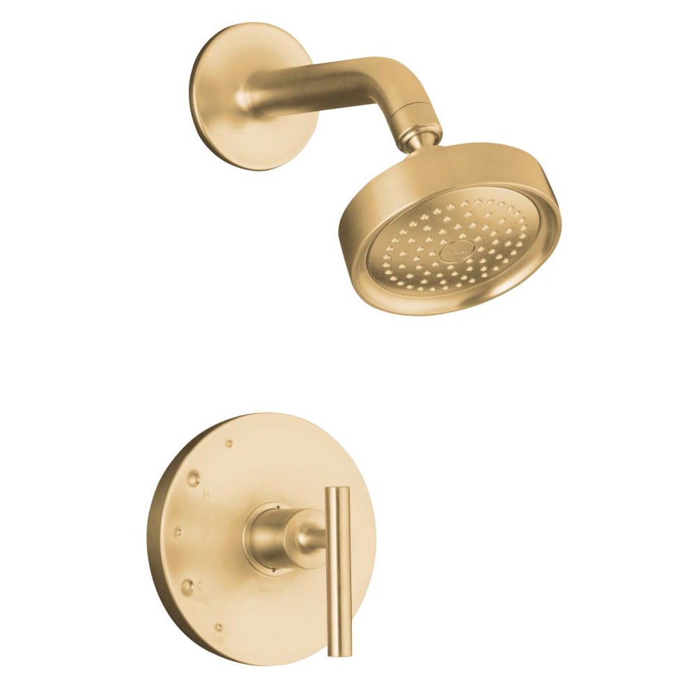 Kohler Purist Brushed Bronze Rite temp Lever Shower Faucet Trim