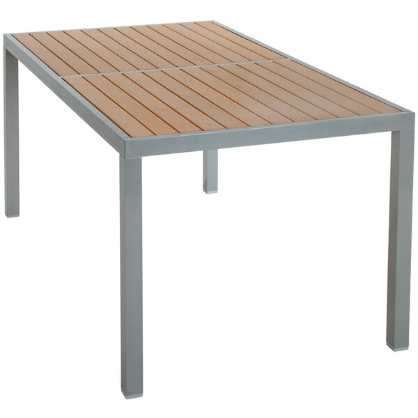 Cosco Outdoor Rectangular Dining Table - Overstock - 8032154