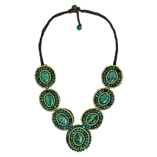 tribal statement necklace