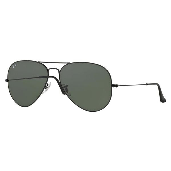 ray ban 62mm aviator black