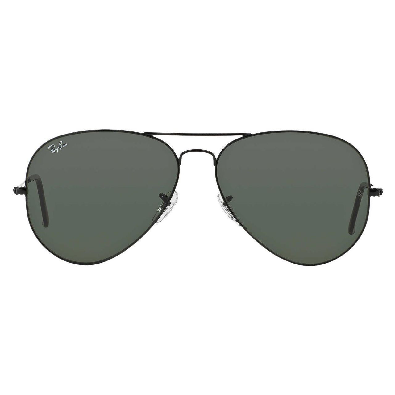 blacked out ray ban aviators