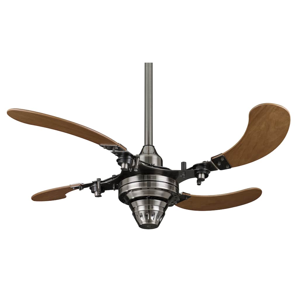 Fanimation Air Shadow 43-inch Pewter Retractable Ceiling Fan