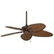 preview thumbnail 7 of 5, Fanimation Windpointe 52 inch Indoor/Outdoor Ceiling Fan - Rust with Antique Narrow Oval blades