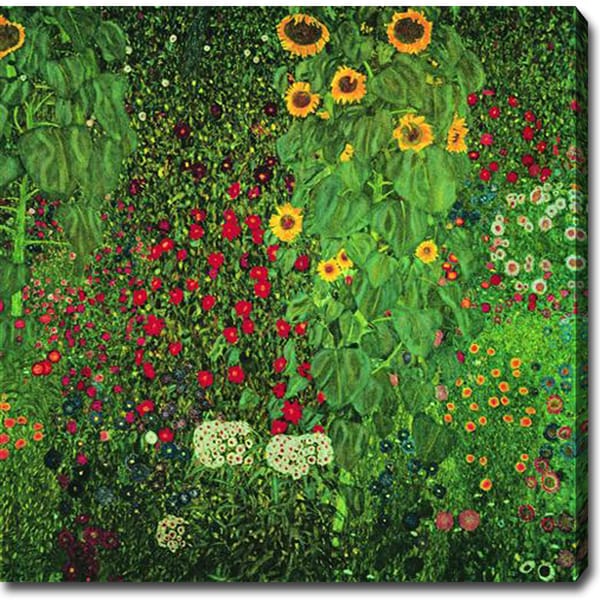 Gustav Klimt Garden With Sunflowers Oil On Canvas Art Multi Gustav Klimt Garden With Sunflowers Oil On Canvas Art Multi Free Shipping Today 8033472