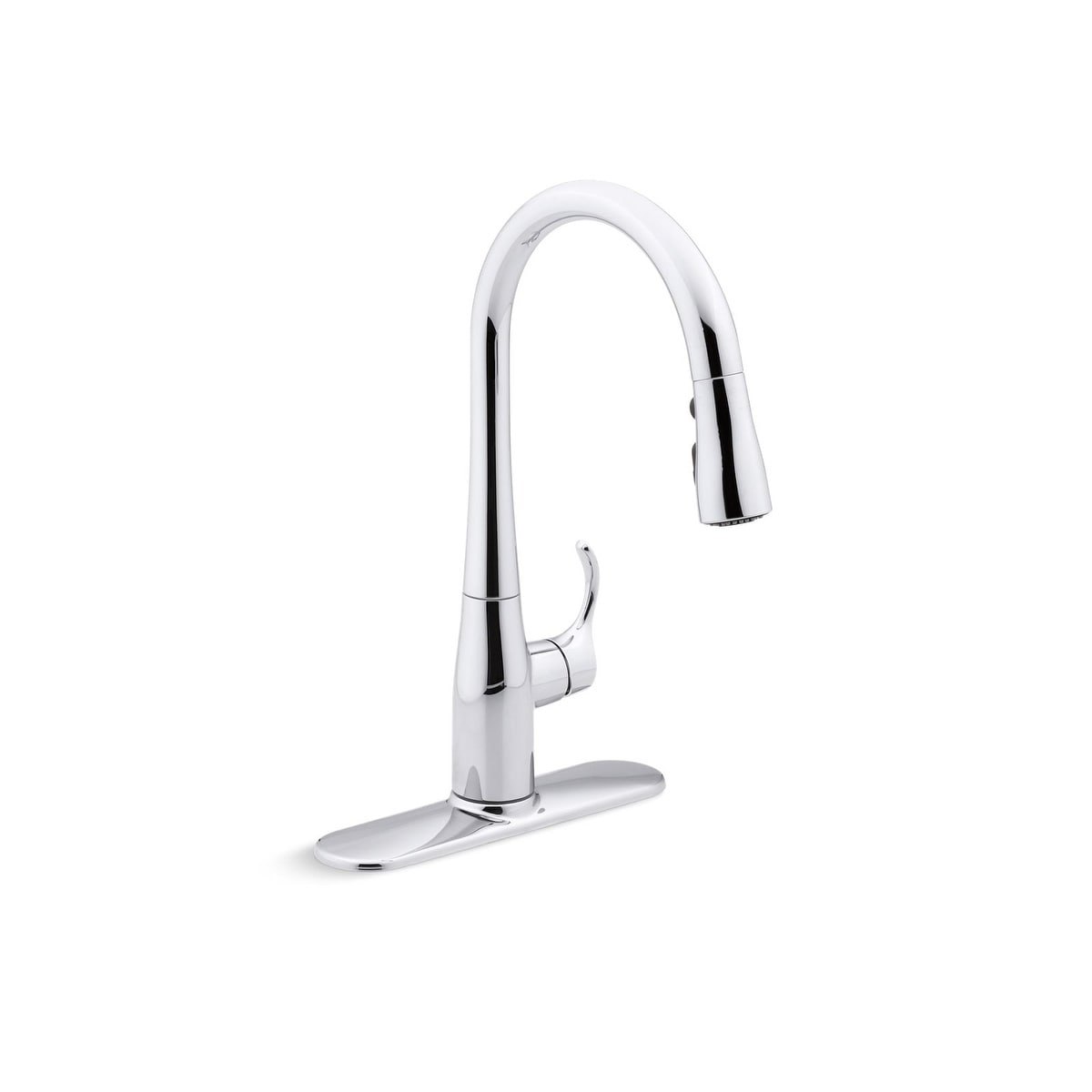 Shop Kohler Simplice Pullout Spray Single Hole Kitchen Faucet K