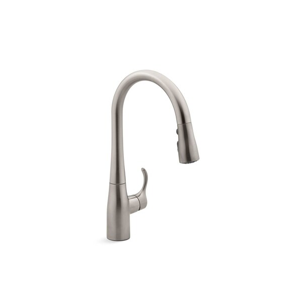 Kohler Simplice Pullout Spray Single Hole Kitchen Faucet K-597-VS