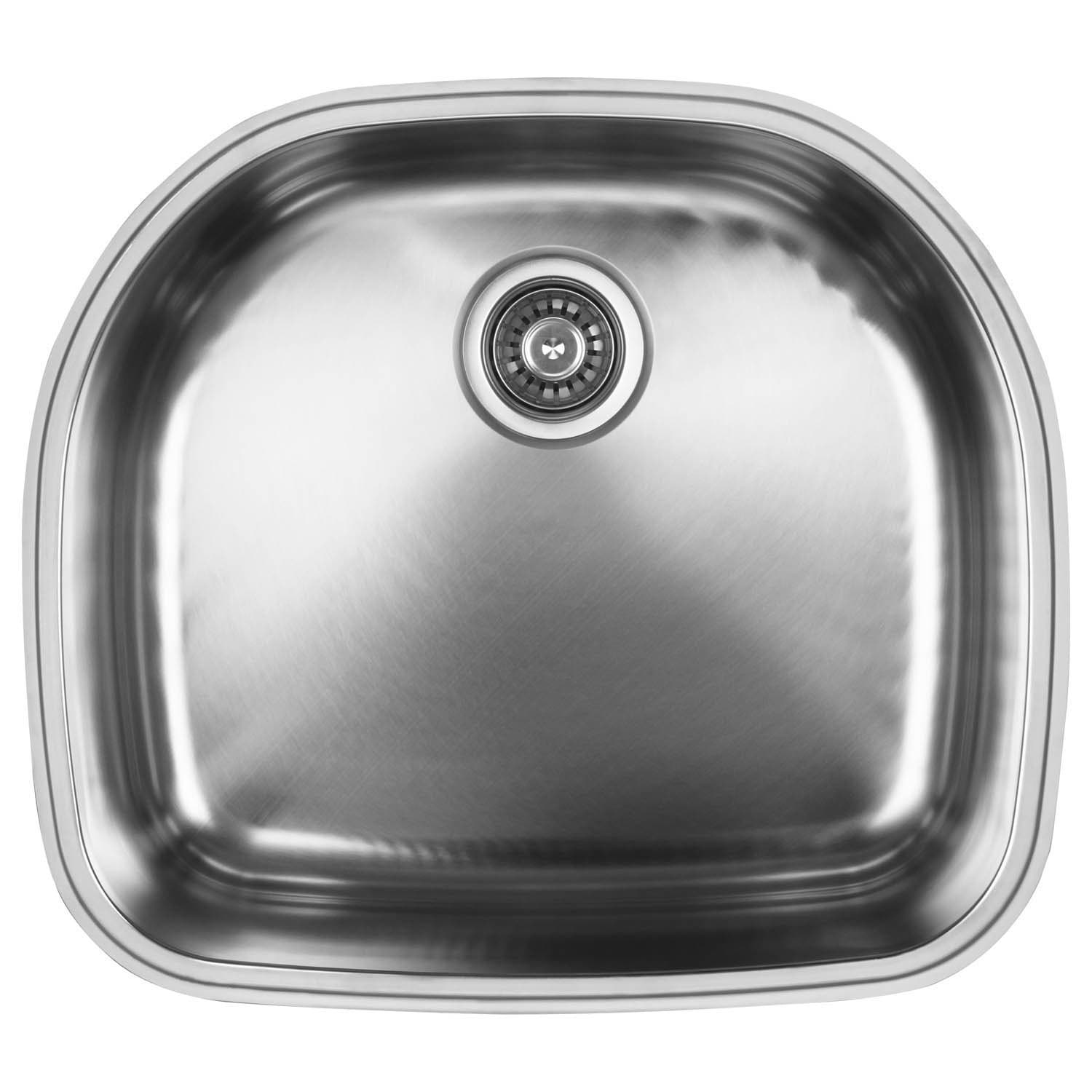 Ukinox D537.10 Single Basin Stainless Steel Undermount Kitchen Sink (Stainless SteelInstallation Type UndermountNumber of Basins Single BasincUPC Certified? Yes)