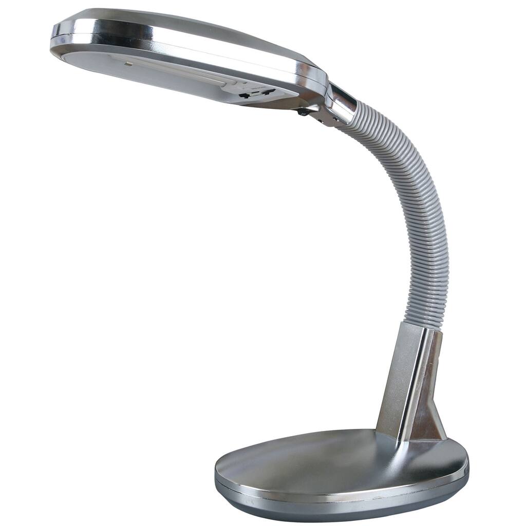 Trademark Quality Living Deluxe Chrome Sunlight Desk Lamp - Silver