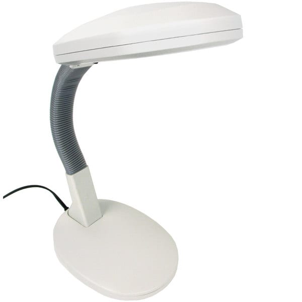 Trademark Quality Living Deluxe White Sunlight Desk Lamp   15394311