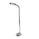 preview thumbnail 4 of 7, Windsor Home Adjustable Floor Lamp with Bendable Neck, Beige 5 feet - Chrome