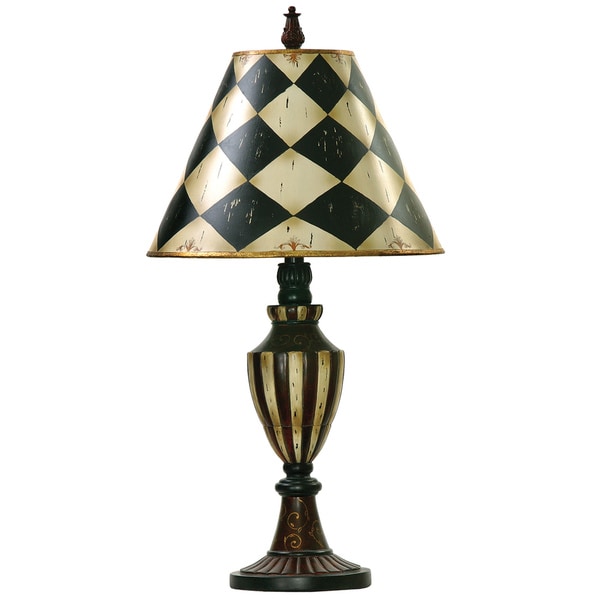 Dimond Lighting 1-light Black/ Antique White Table Lamp