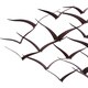preview thumbnail 5 of 16, Handcrafted Flock of Metal Flying Birds Wall Art