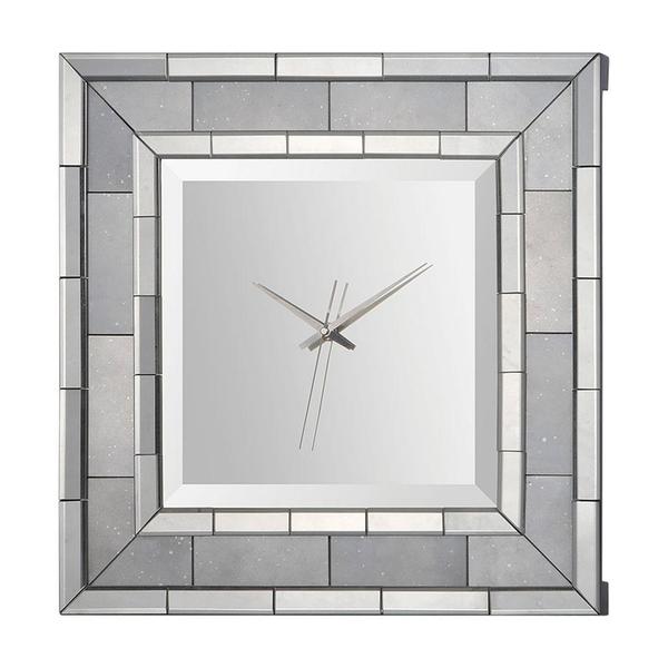 Mirrored Wall Clock mandarin mirror wall clock - free shipping today - overstock Mirrored Wall Clock mandarin mirror wall clock - free shipping today - overstock