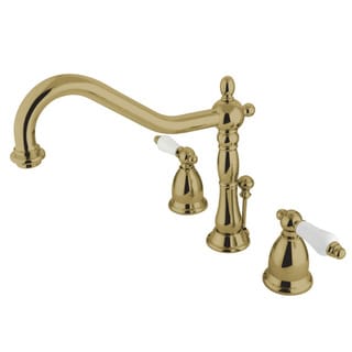 Polished Brass Widespread Bathroom Faucet Other Plumbing