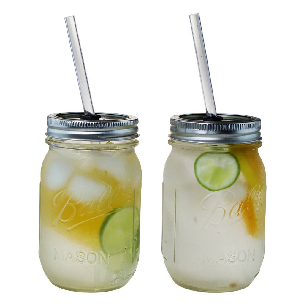 The Original RedNek 16-ounce Sipper Drinking Jars (Set of 2)