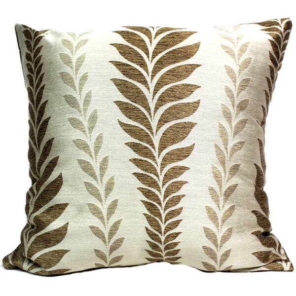 Zahara Leaf Topaz Throw Pillow (16 x 16) Bed Bath & Beyond 8035699