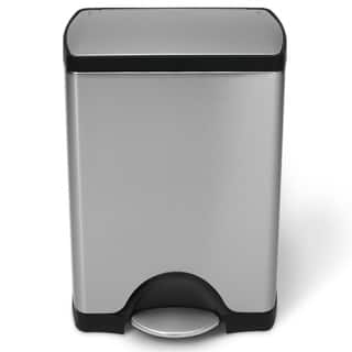 Trash Cans Liners For Less Simplehuman Rectangular Step Brushed Stainless Steel Trash Can 8 Gallon