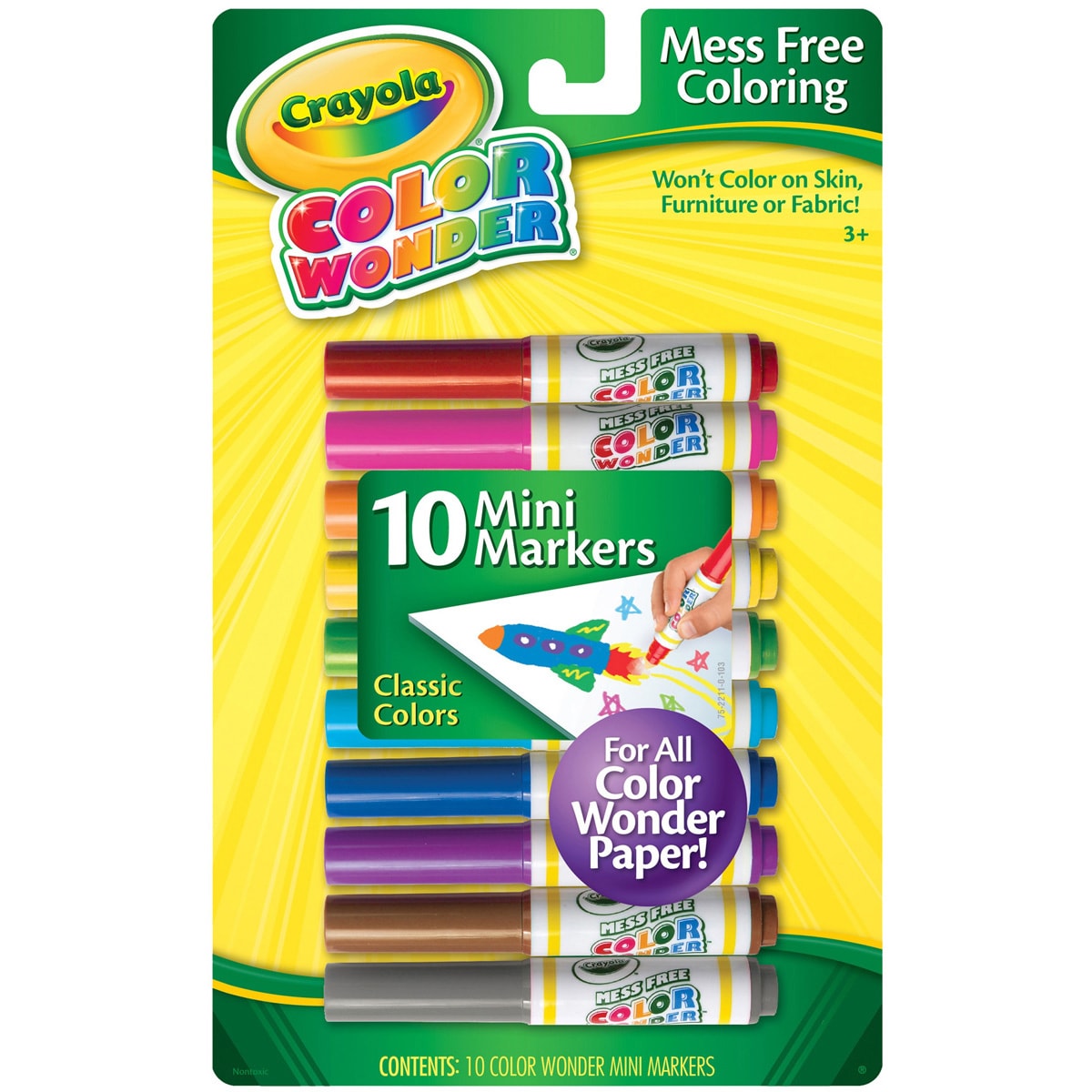 Crayola Color Wonder Mini Markers 10/Pkg- - Bed Bath & Beyond - 8036268