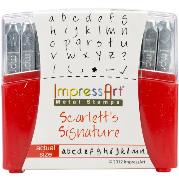 Lowercase Stamp Set 2.5mm Scarlett's Signature Metal Crafting