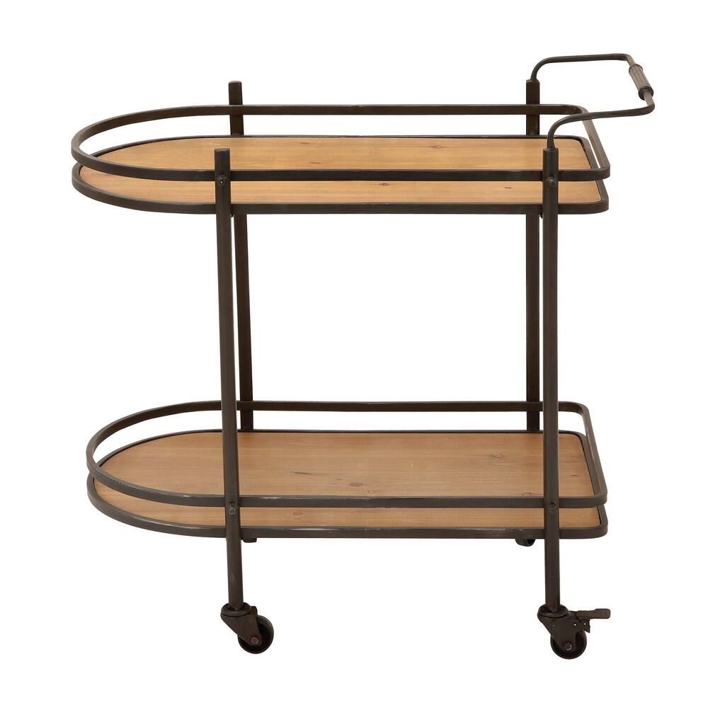 Casa Cortes ecWorld Contemporary Mobile Tea, Serving and Kitchen Bar Cart