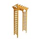 Shop Arbor Wooden Arch Trellis - Free Shipping Today - Overstock.com ...