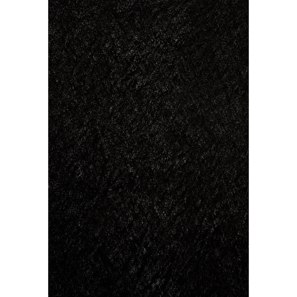 Hand tufted Posh Black Shag Rug (8 X 10)