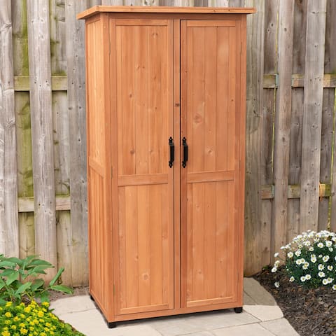 buy wood outdoor storage sheds & boxes online at overstock