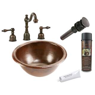 Copper Sink Faucet Sets Online At Our Best Premier Copper Products Widespread Faucet Package