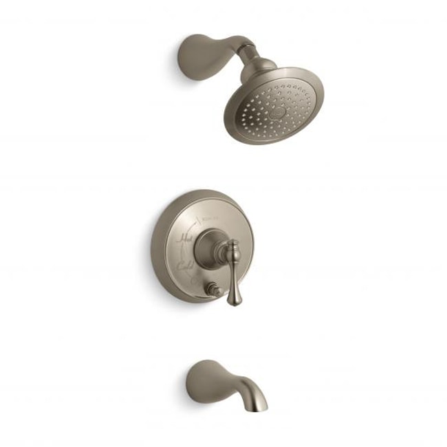 Kohler Revival Rite temp Pressure balancing Bath And Shower Trim With Push button Diverter, Lever Handle