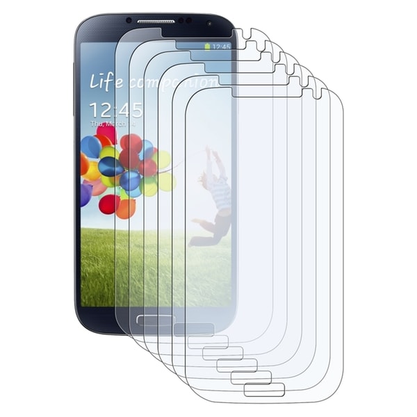 BasAcc Anti glare Screen Protector for Samsung Galaxy S IV/ S4 i9500 (Pack of 6) BasAcc Other Cell Phone Accessories