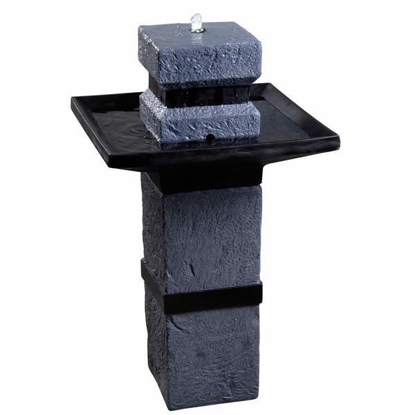 Newcastle 34 inch Outdoor Solar Fountain Design Craft Outdoor Fountains