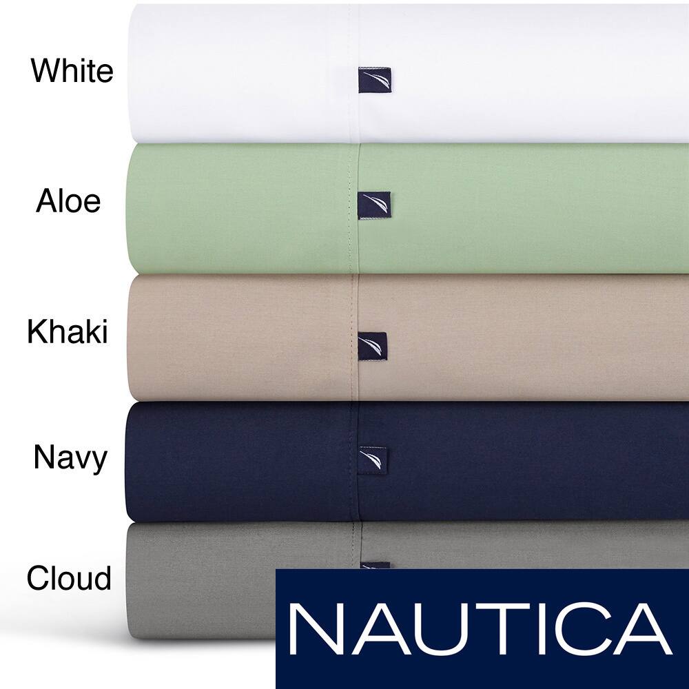 Nautica 100-percent Cotton 300 Thread Count Sheet Set