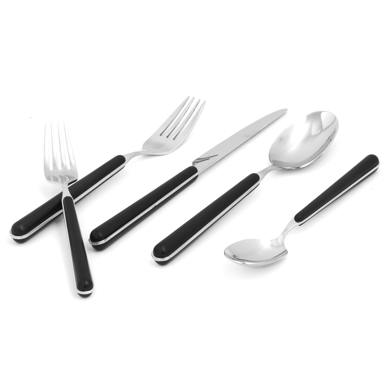 Red Vanilla Elite Black Flatware