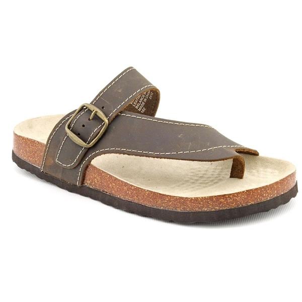 Shop White Mountain Women's 'Carly' Leather Sandals (Size 9 ) - Free ...