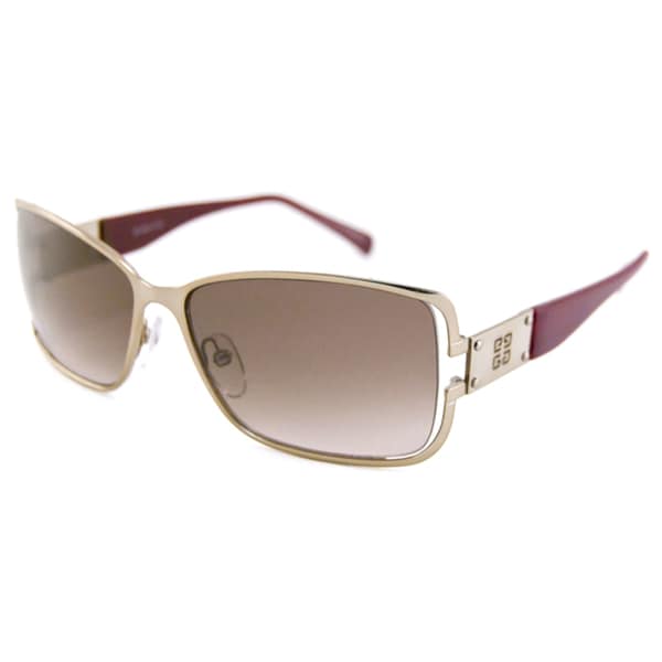 Givenchy Women's SGV248M Rectangular Sunglasses Givenchy Designer Sunglasses