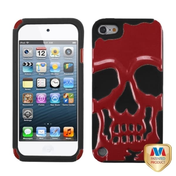 BasAcc Solid Red/ Black Case for Apple iPod Touch 5th Generation BasAcc Cases