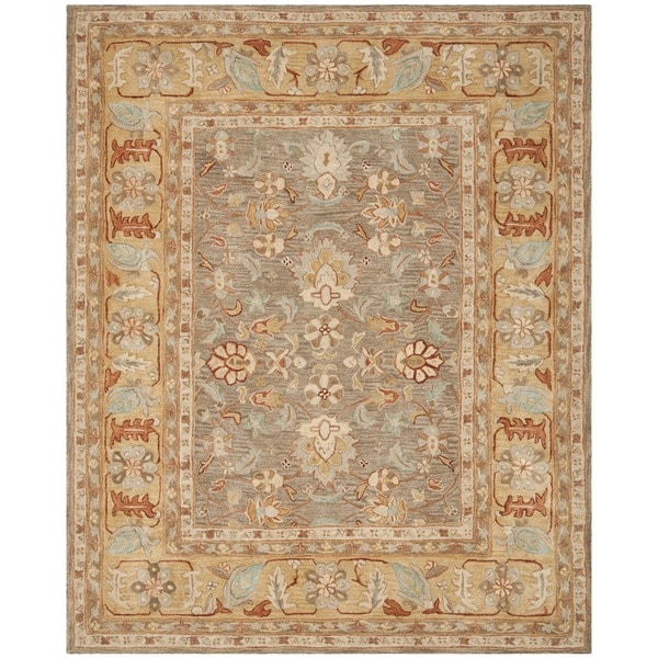 Safavieh Hand made Anatolia Brown/ Camel Wool Rug (8' x 10') Safavieh 7x9   10x14 Rugs