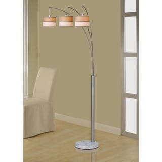 luca gunmetal floor lamp