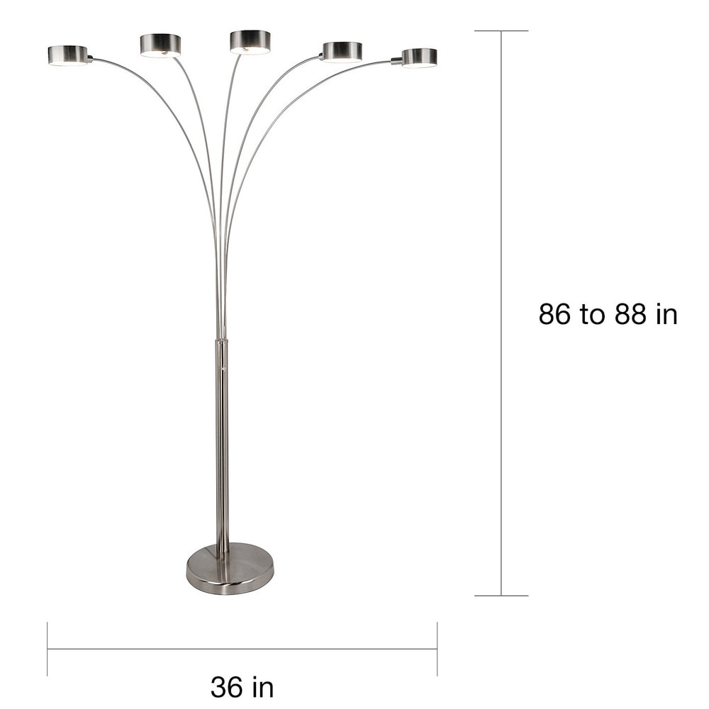 Strick & Bolton Charlie 5-Light Arched Floor Lamp