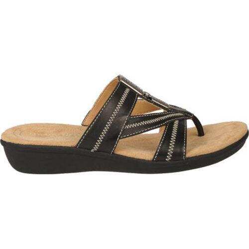 Women's Naturalizer Waylon Black Atanado Vegetable Leather Naturalizer Wedges