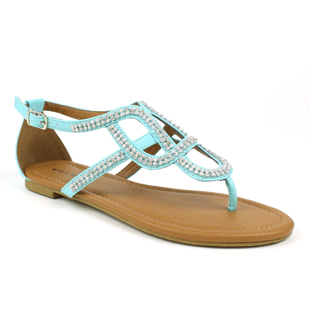 womens teal sandals