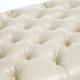 preview thumbnail 4 of 7, Hastings Tufted Ivory Leather Storage Ottoman by Christopher Knight Home