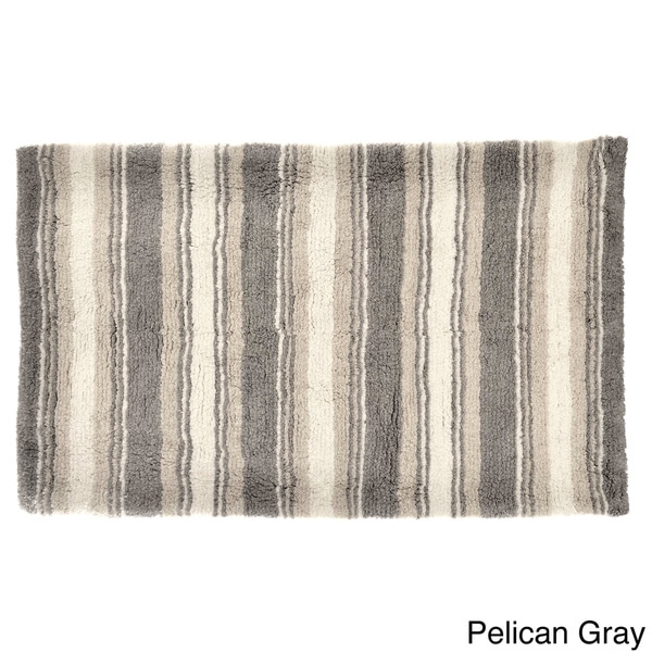 Tommy Bahama Breeze Stripe Cotton 21 x 34 Bath Rug  