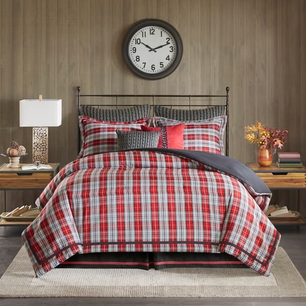 Shop Woolrich Williamsport Plaid 4 Piece Comforter Set Free