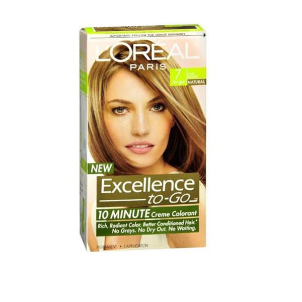 L'Oreal Excellence-to-Go 10 Minute Creme Colorant Dark Blonde #7 Hair Color
