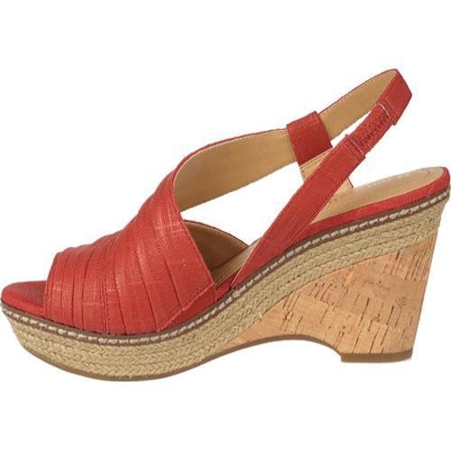 Women's Naturalizer Lulianna Angel Red Coated Linen Naturalizer Wedges